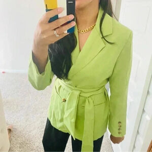 OVERSIZED Satin Blazer